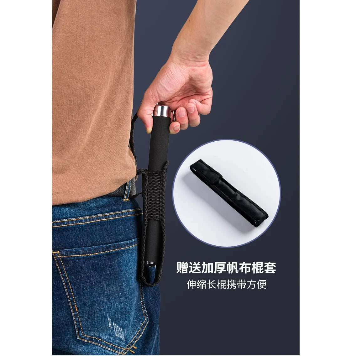 Multi-Function Outdoor Walking Hiking Trekking Stick,Lightweight Camping Climbing Trekking Stick Portable Easy Carrying Storag