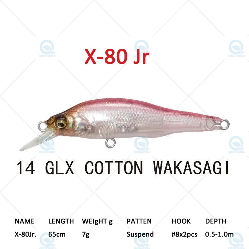JAPAN Megabass ONETEN X-80 JR X80 Jr 65cm Suspend BASS Fishing Lure Narrow profiled MINNOW Casting Trolling Jerkbait Sea Tackle