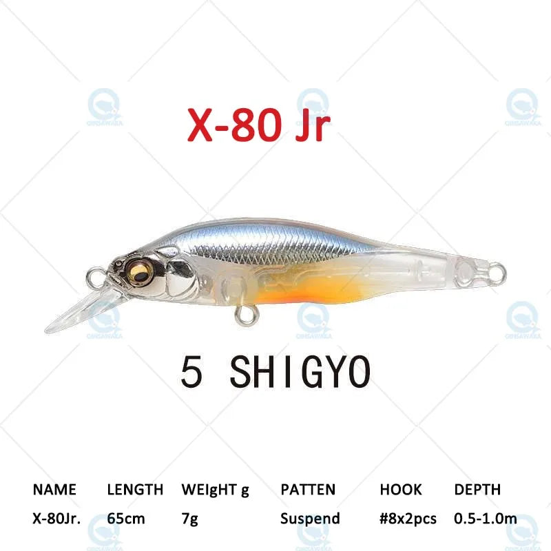 JAPAN Megabass ONETEN X-80 JR X80 Jr 65cm Suspend BASS Fishing Lure Narrow profiled MINNOW Casting Trolling Jerkbait Sea Tackle