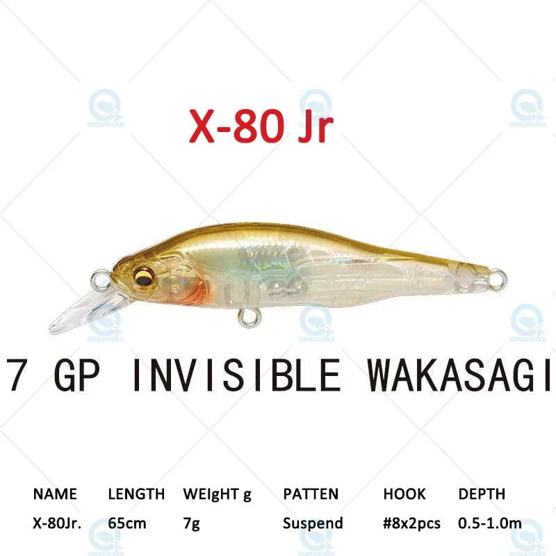 JAPAN Megabass ONETEN X-80 JR X80 Jr 65cm Suspend BASS Fishing Lure Narrow profiled MINNOW Casting Trolling Jerkbait Sea Tackle