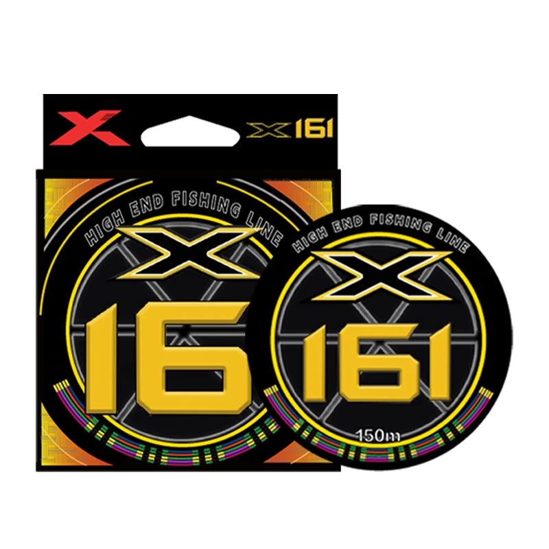 2025 New YGKX16 Upgrade Braid Fishing Line Super Strong X16 Strands Multifilament PE Line Lure High Stength Line 100m/150m/200m