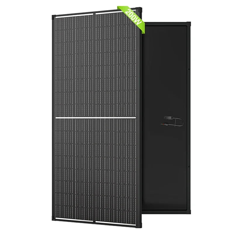 Rvpozwer 12.8V 200W/400W Monocrystalline Solar Panel Module Off Grid PV Power For Vehicles, RV Camper Camping Boat Shed Farm