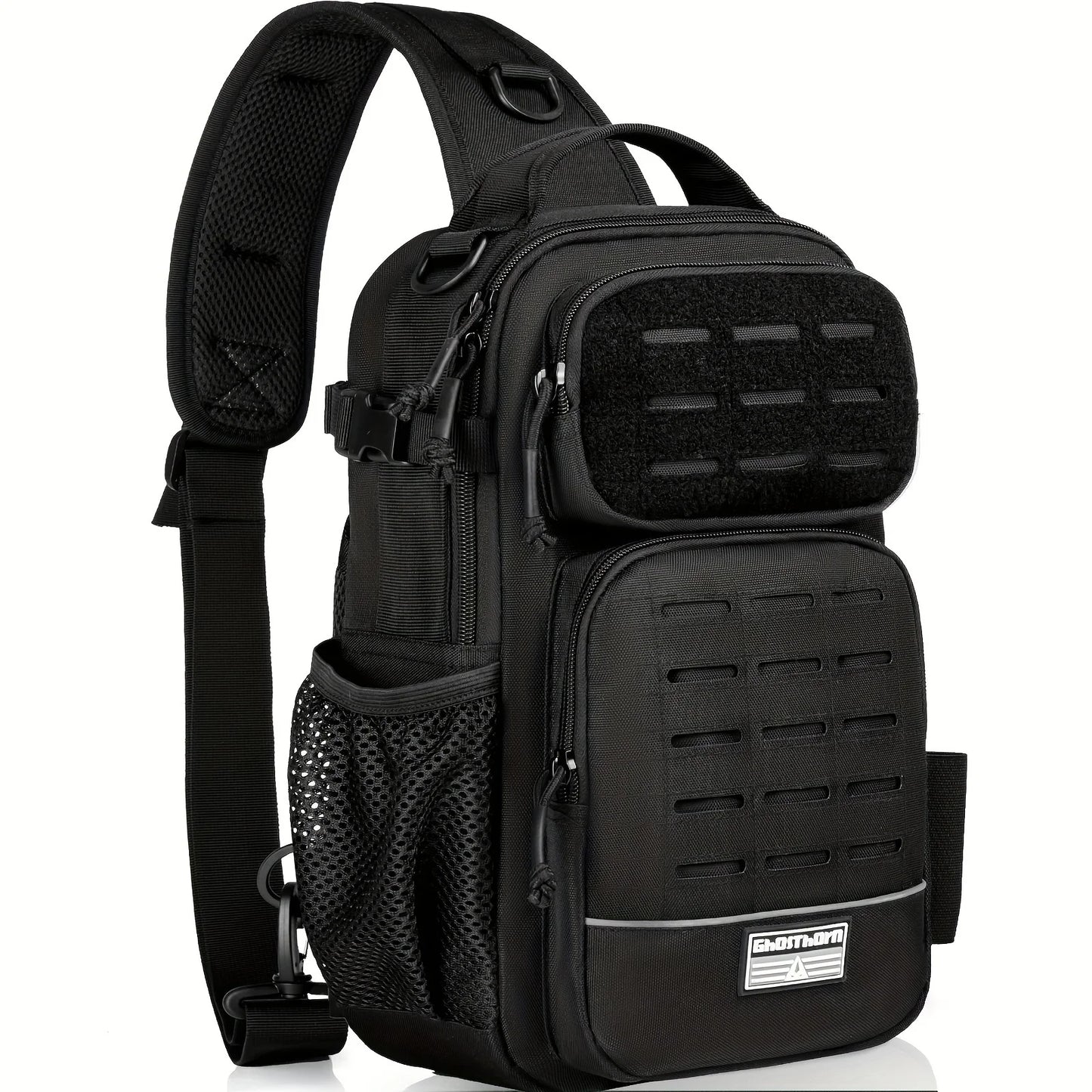 Fishing Backpack Tackle Sling Bag -Lightweight Sling Tackle Storage Bag- Fishing Backpack with Rod Holder gifts
