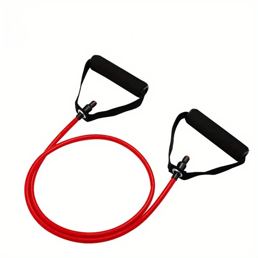 Resistance Bands Set with Handles, 4 Level Home Workout Bands for Strength Training, Yoga Pilates Fitness Exercise Bands