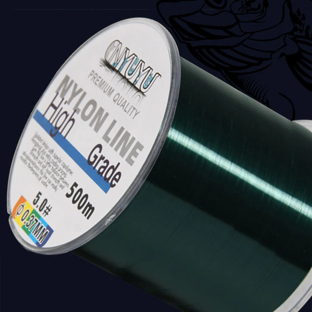 500M Super Strong Fishing Line Abrasion Resistant 18-90LB Braided Fishing Line Nylon Line for Saltwater and Freshwater