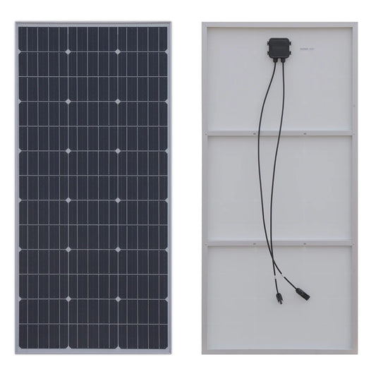 Lightweight solar panel module 100W 120W 150W cell aluminum frame for 12V or 24V 36V battery car home farm boat RV Camping Yacht