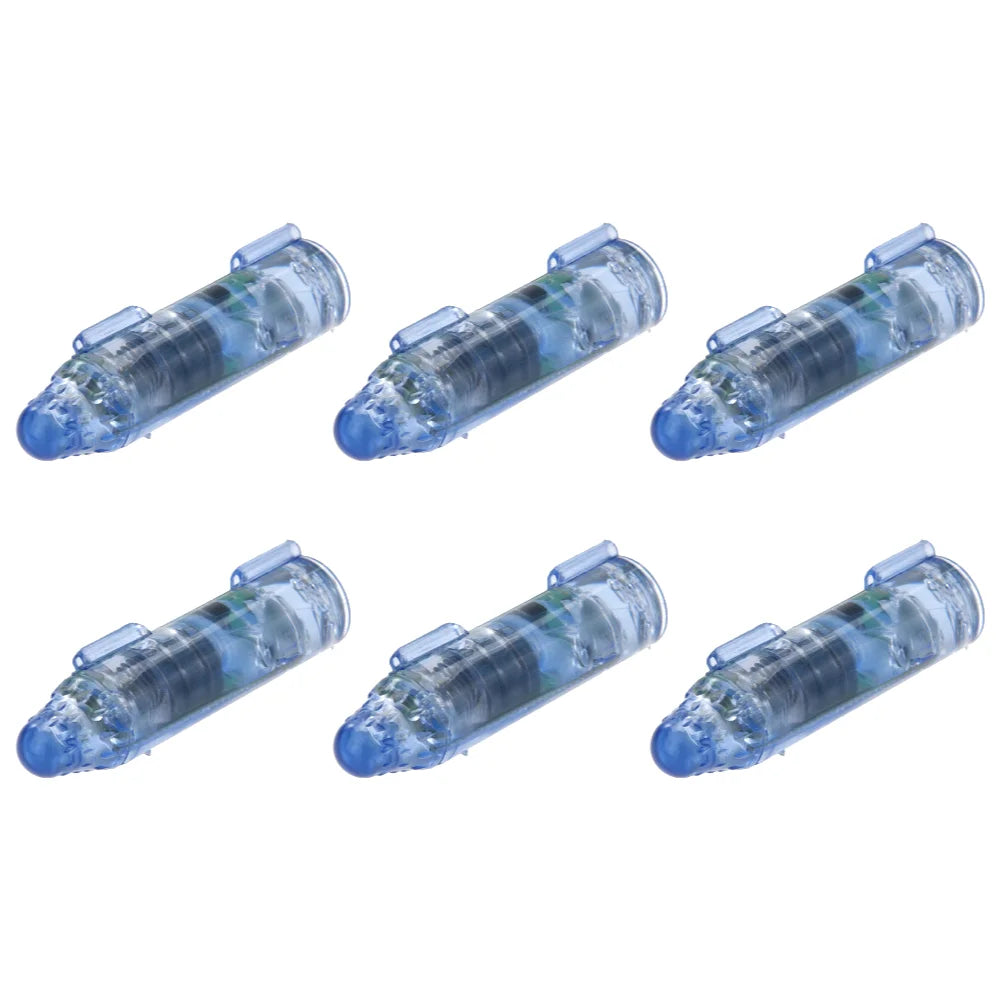 1-10PCS Underwater Mini Fish Attraction Indicator Lure LED Flashing Light Bait Fishing Tools Deep Drop Light Squid Bait Hard Lur