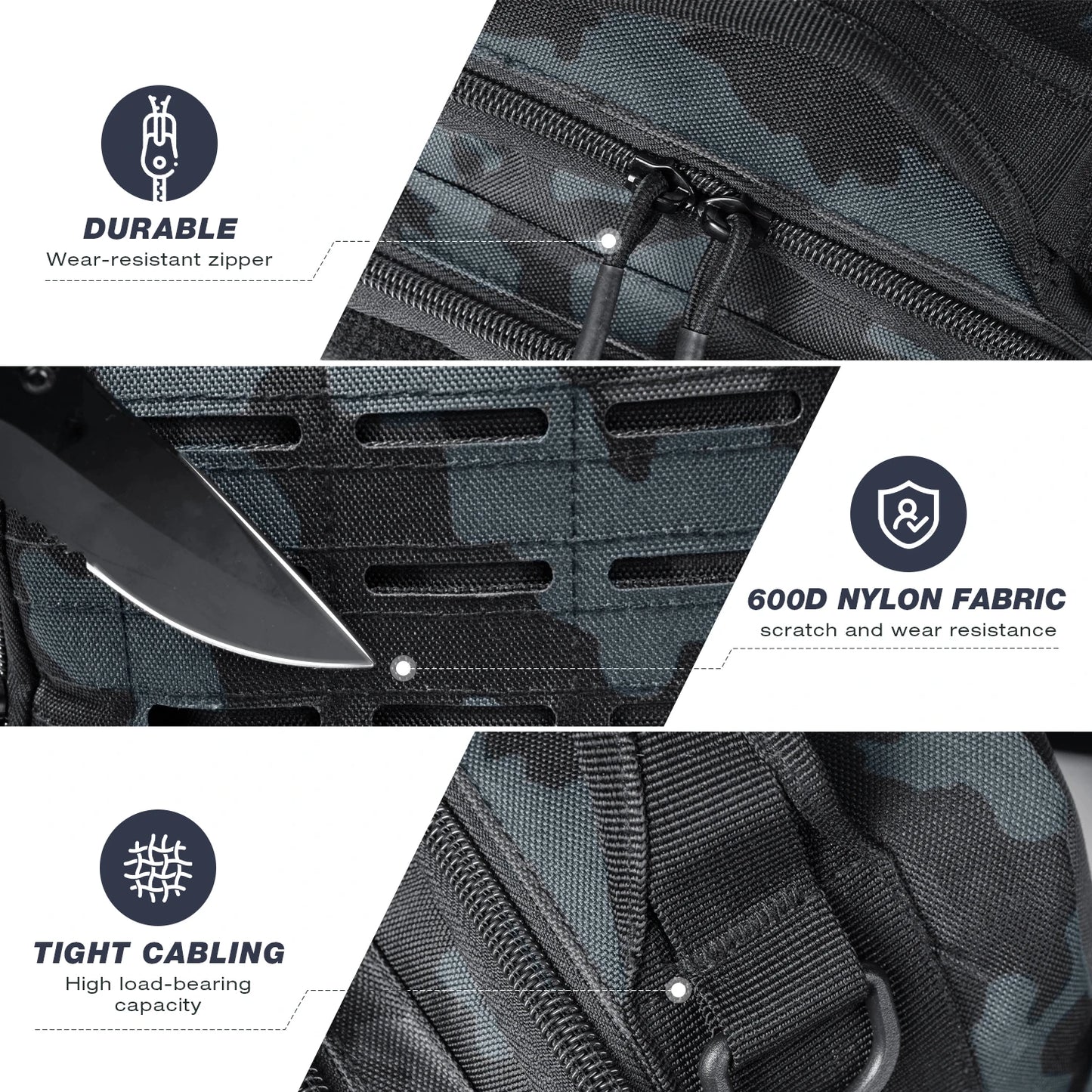 Fishing Backpack Tackle Sling Bag -Lightweight Sling Tackle Storage Bag- Fishing Backpack with Rod Holder gifts