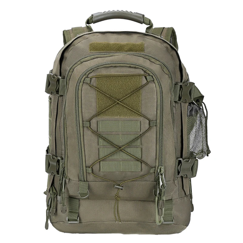 LQARMY 65L Outdoor Tactical Backpack Men's Outdoor Hiking Bag Large Capacity Military Army Bags Travelling Camping Rucksack