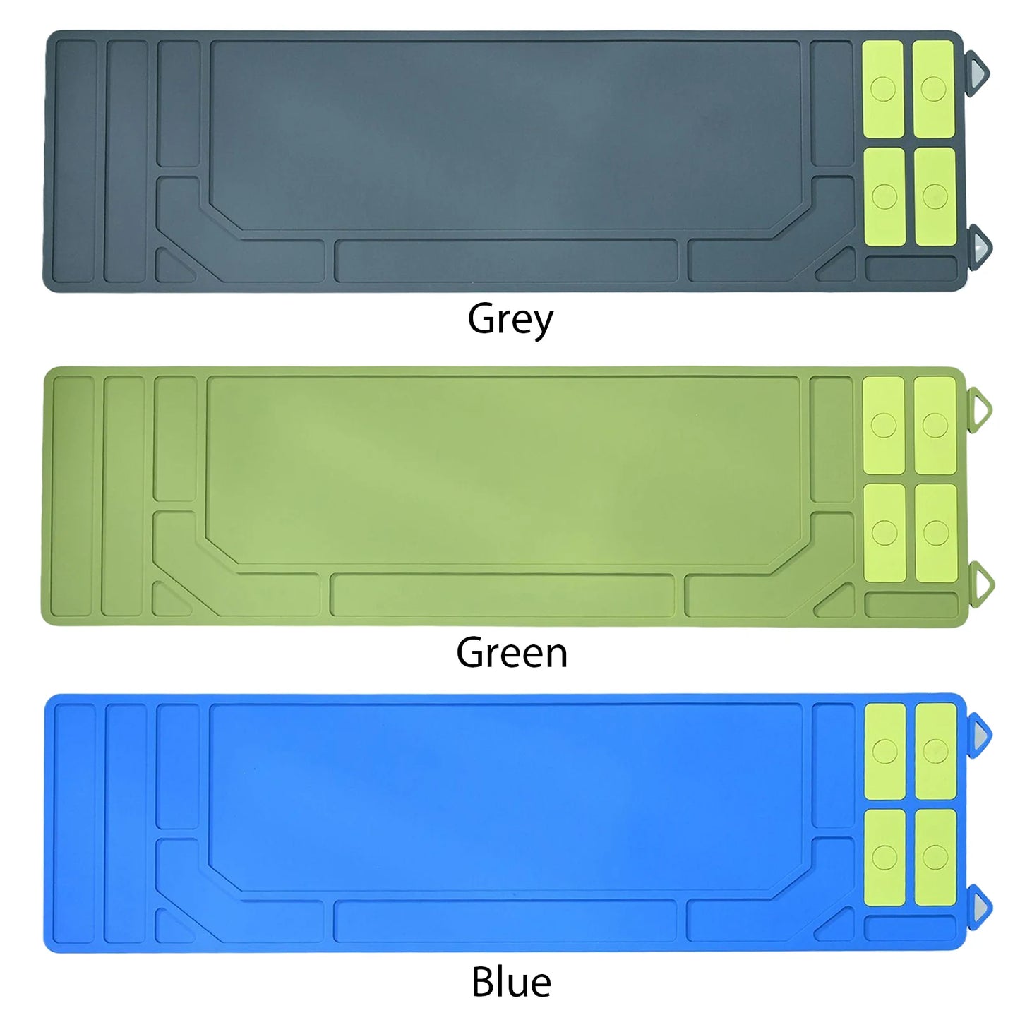 Gun Cleaning Mat 36x10inch with Organizer Parts Tray Anti-Slip Rubberized Workbench Mat Extra Large for Rifle Shotgun Pistol
