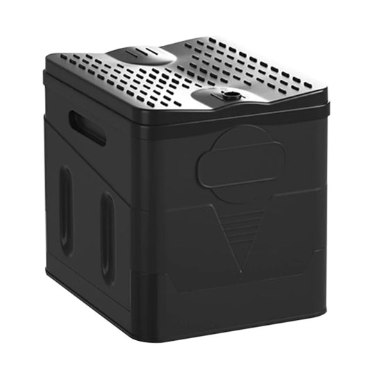Multifunction Bedpan Portable Outdoor Folding Toilet Strong Bearing Capacity Reusable Trash Can for Camping Hiking Trips Beach