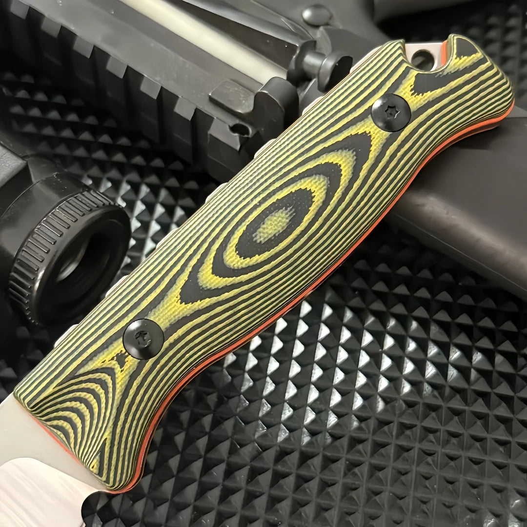 BM 15002 Tactical Straight Knife 8Cr13Mov Blade G10 Handle An All-purpose Outdoor Climbing Hiking Hunting Rescue Tool