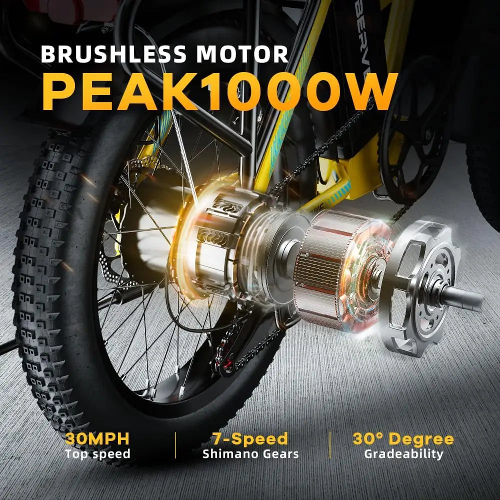 Cybervelo EK4 EK5 MARS700 Removable Battery EBike,28MPH,1000W Folding Electric Bike,80 Miles Max Range Adults, one year warrenty