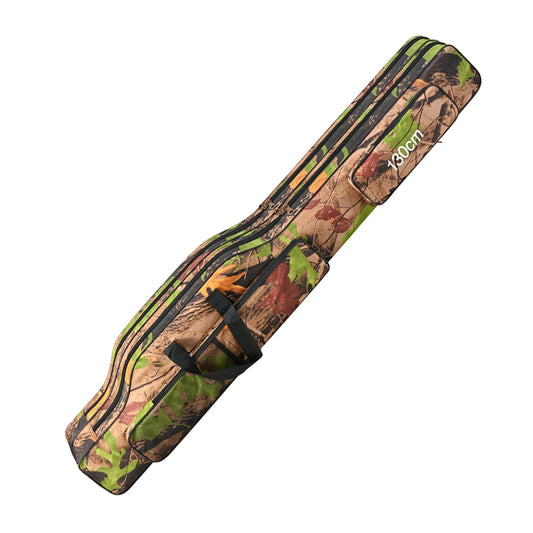 Fishing Pole Storage Bag Waterproof Oxford Fishing Reel Tackle Storage Bag Case Large Capacity for Men Travel Gift