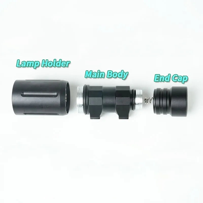Plhv2 LED Flashlight 1000/1300 Lumens Tactical Scout Light Metal PlhV2 High Power White Light Lamp Foe M4 AR15 Airsoft Rail