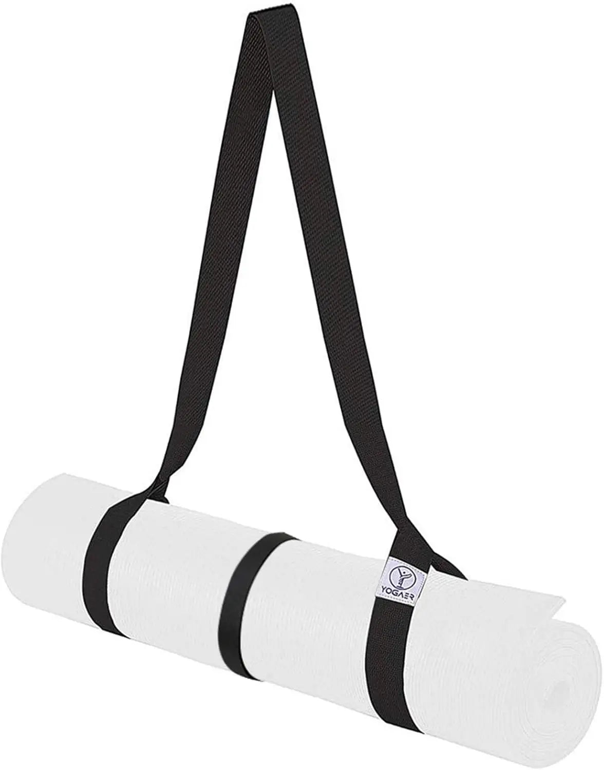 Adjustable Yoga Mat Carrier Strap, Thick Sling for Large Mats, Portable Stretching Band