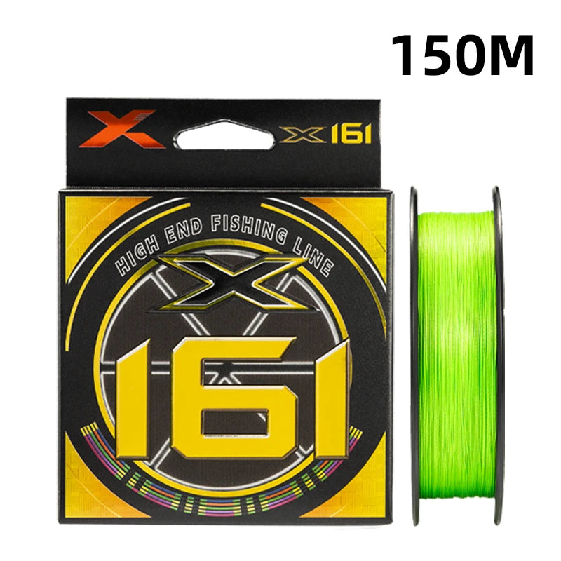 2025 New YGKX16 Upgrade Braid Fishing Line Super Strong X16 Strands Multifilament PE Line Lure High Stength Line 100m/150m/200m