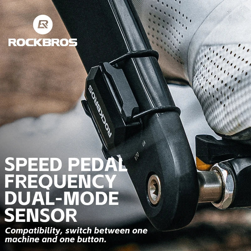 ROCKBROS Bicycle GPS Bike Computer Cadence Speed Sensor Wireless ANT+Bluetooth for Road Bikes Mountain Bikes Cycling Accessories