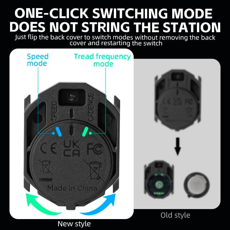 ROCKBROS Bicycle GPS Bike Computer Cadence Speed Sensor Wireless ANT+Bluetooth for Road Bikes Mountain Bikes Cycling Accessories