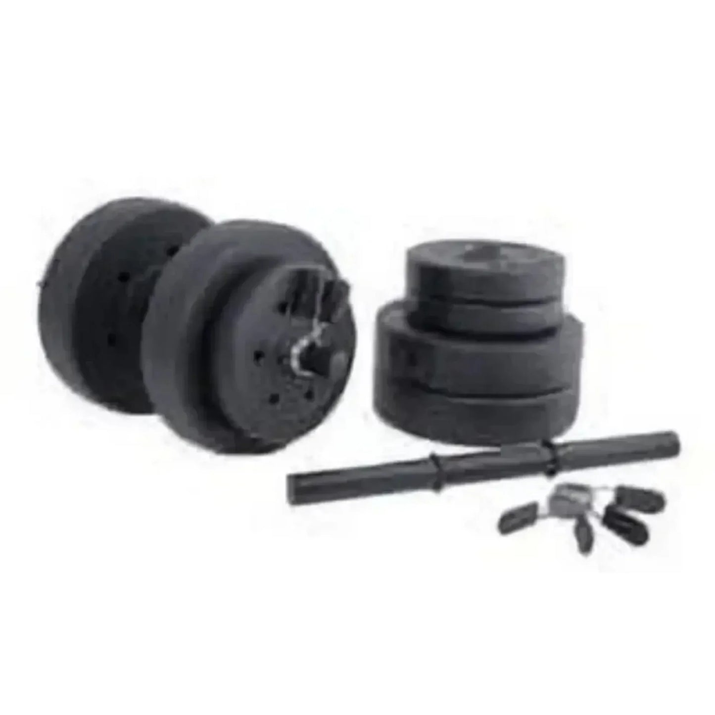 Home Gym Dumbbells Set 40lb, Adjustable Vinyl Free Weights for Beginners, Men & Women