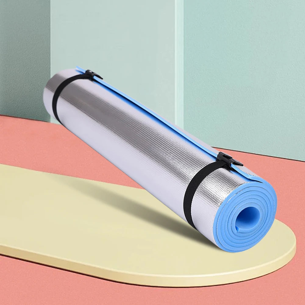 Waterproof Yoga Mat EVA Exercise Pad Thickened Aluminum Membrane Exercise Mat Portable Multifunction for Fitness Exercise