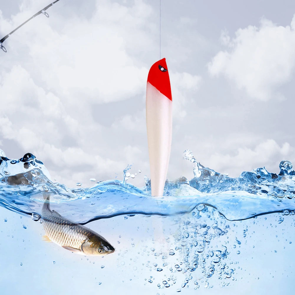 6Pcs Artificial Soft Bait 9cm Fishing Lure Minnow Multifunctional Fishing Bass Carp Lure for Saltwater Freshwater